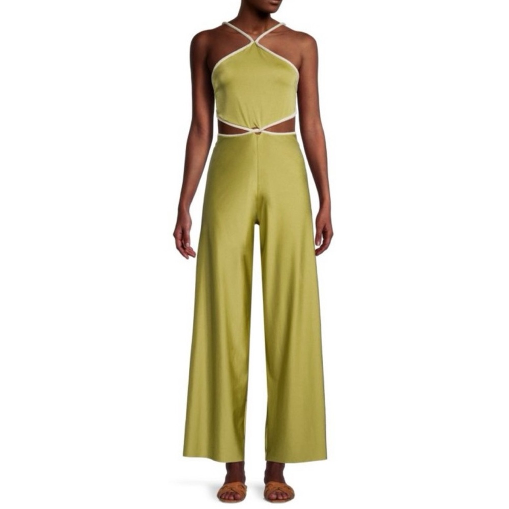 Baobab Kira Cut-Out Jumpsuit Pistachio Green Size S